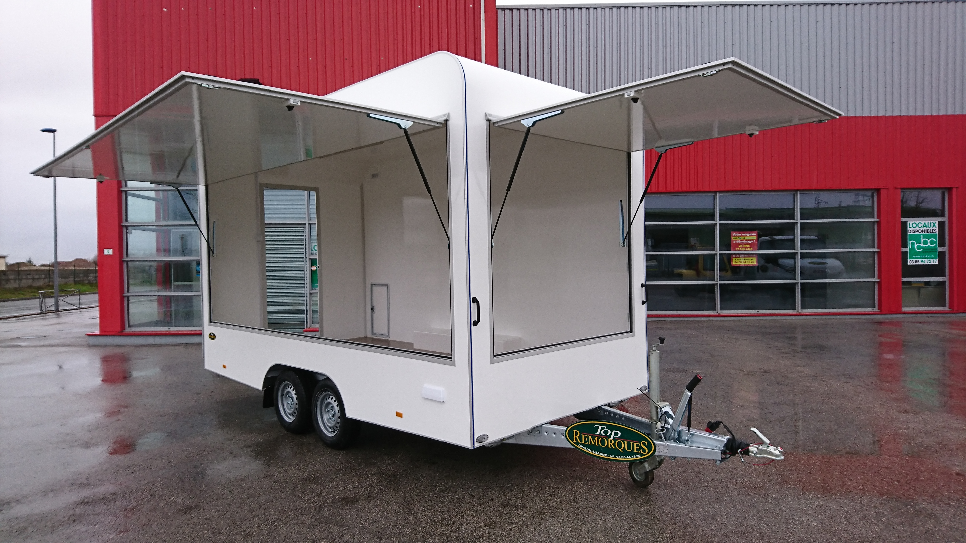 Remorque fourgon magasin BW TRAILERS